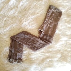 JCPenney - Silky Smoke/Gray Tights - Medium